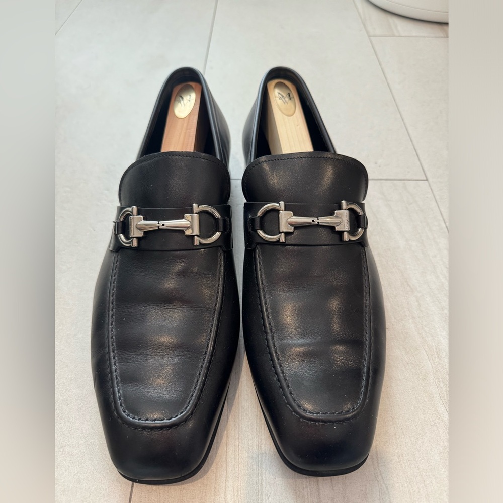 Salvatore Ferragamo leather dress shoe